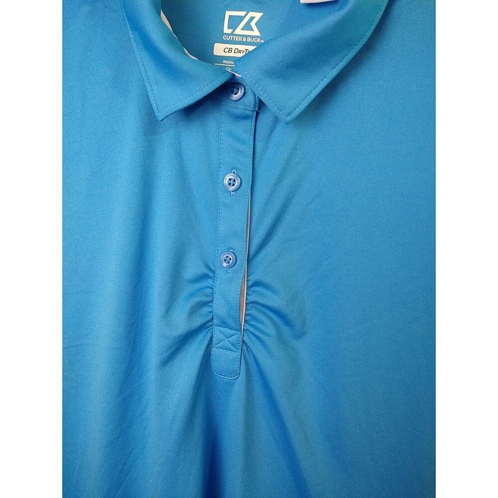 $ Cutter&Buck Women's Blue Golf Breathable Moisture Wick Short Sleeve Collar... - Picture 3 of 9
